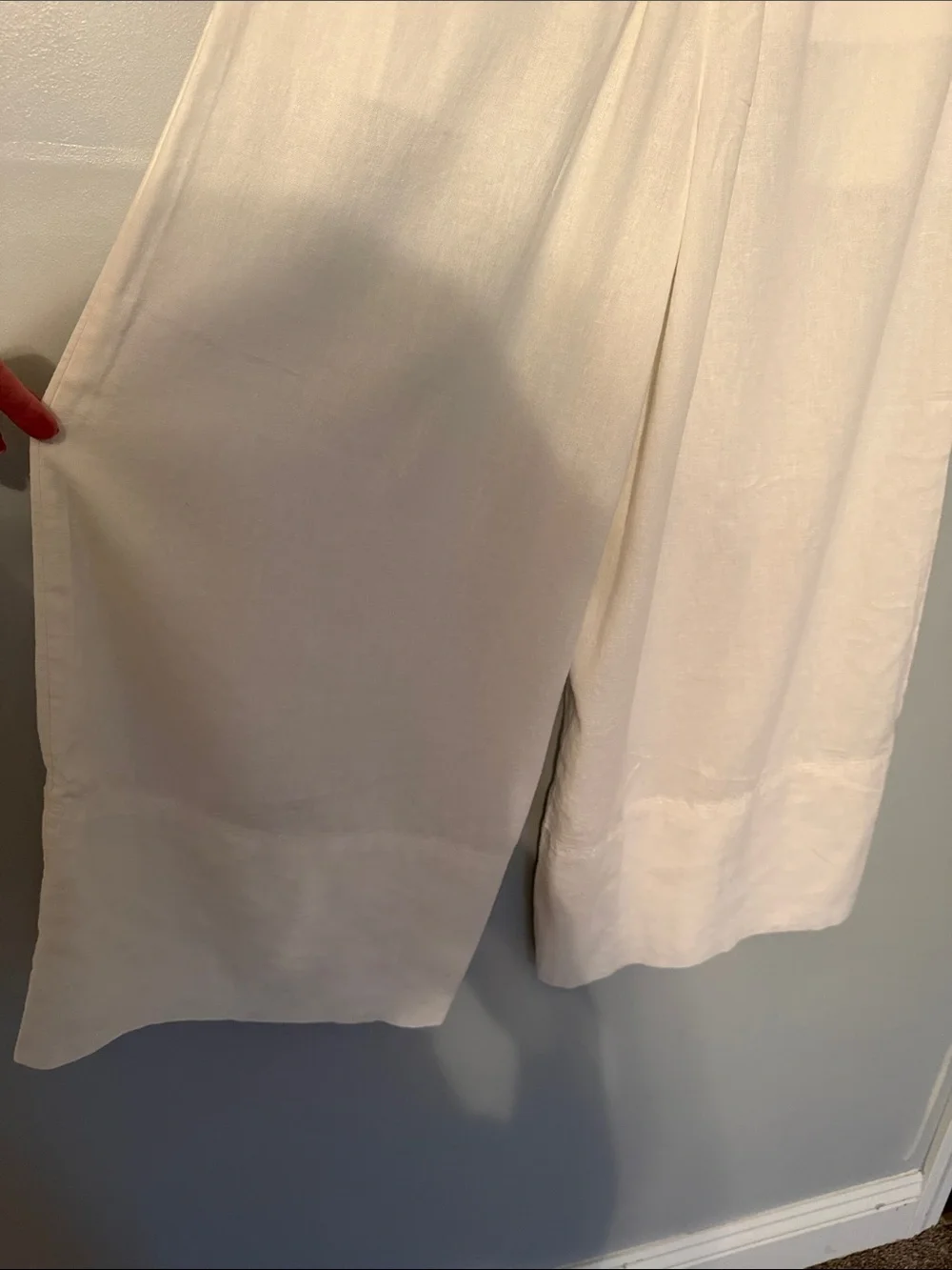 Banana Republic Wide-Leg Linen-Blend Pants